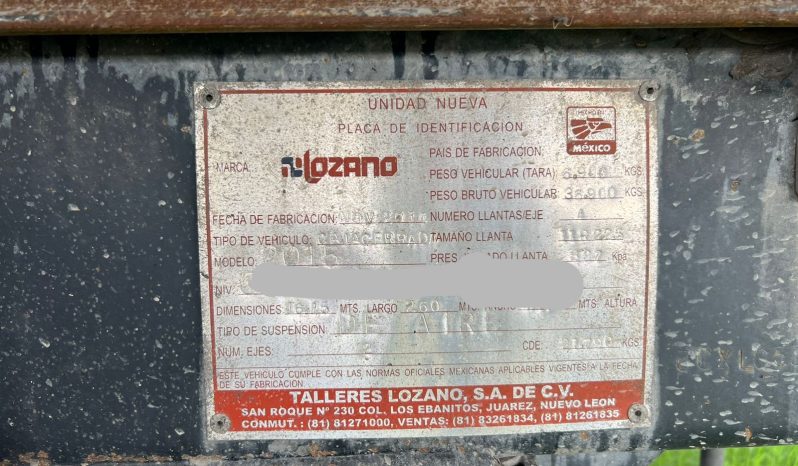 Caja seca 53 pies Lozano 2015 full